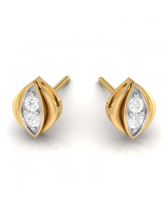 Kandy Diamond Studs in 14k  Gold