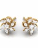 Harley Diamond Studs in 14k Gold