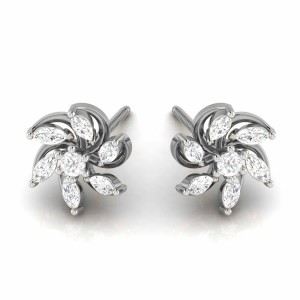 Harley Diamond Studs in 14k Gold