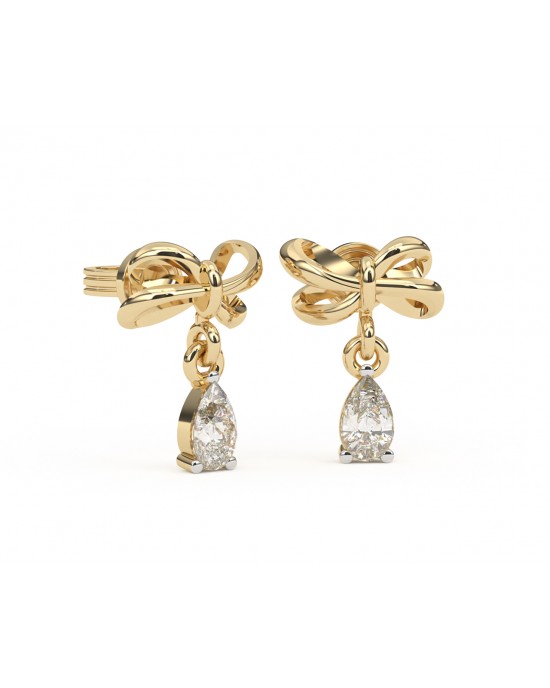 Marvel Diamond earrings in 14k Gold