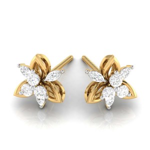 Margot Diamond Studs in 14k Gold