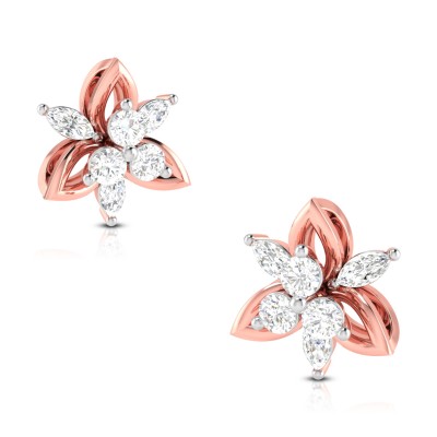 Margot Diamond Studs in 14k Gold