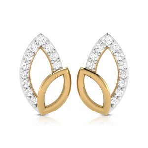 Belle Diamond Studs in 14k Gold