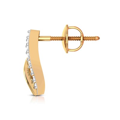 Belle Diamond Studs in 14k Gold