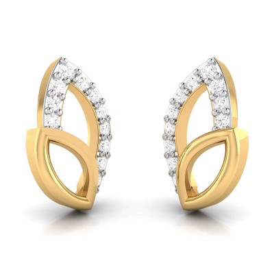 Belle Diamond Studs in 14k Gold