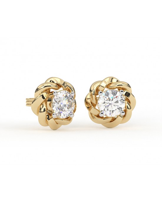 Olivia Diamond Earring in 14k Gold