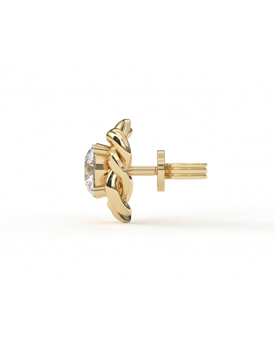 Olivia Diamond Earring in 14k Gold