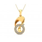 Olivia Diamond Pendant in Gold