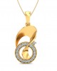 Olivia Diamond Pendant in Gold