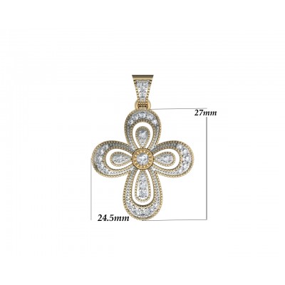 Diamond Cross pendant