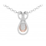 Ame diamond pendant in gold
