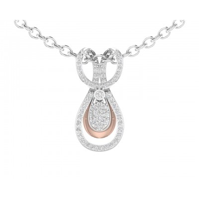 Ame diamond pendant in gold