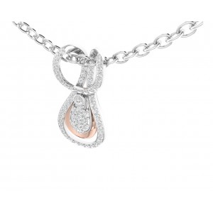 Ame diamond pendant in gold