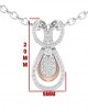 Ame diamond pendant in gold