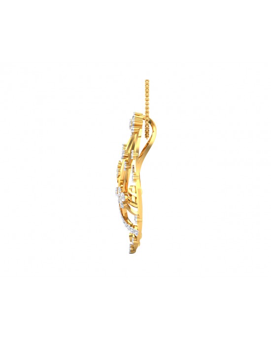 Riba Diamond designer Pendant in 18k gold