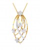 Riba Diamond designer Pendant in 18k gold