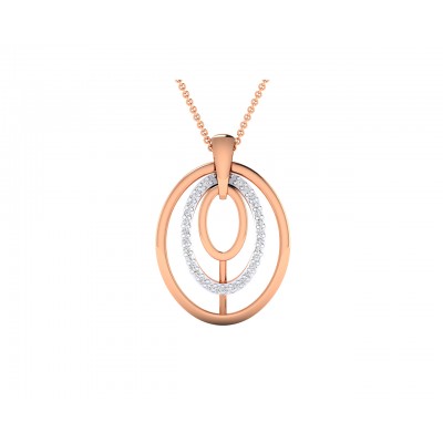 Taya Diamond Pendant in Gold