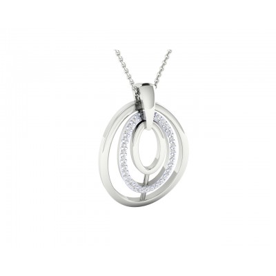 Taya Diamond Pendant in Gold