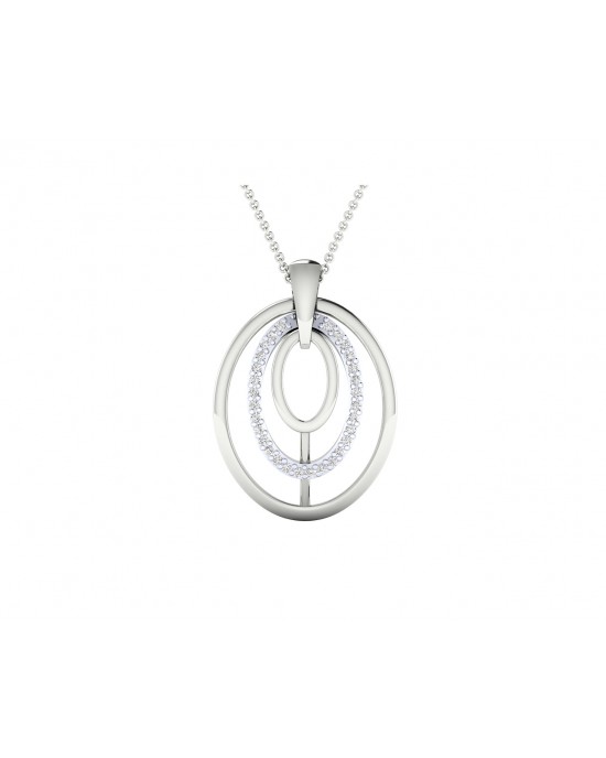 Taya Diamond Pendant in Gold