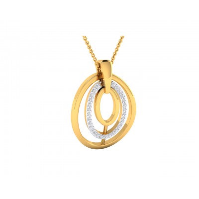 Taya Diamond Pendant in Gold