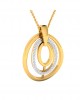 Taya Diamond Pendant in Gold