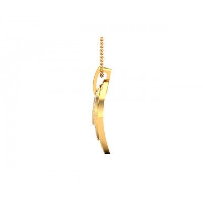 Taya Diamond Pendant in Gold