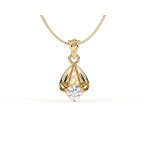 Naomi Diamond Pendant in 14k  Gold