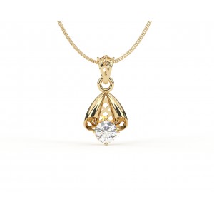 Naomi Diamond Pendant in 14k  Gold