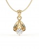 Naomi Diamond Pendant in 14k  Gold