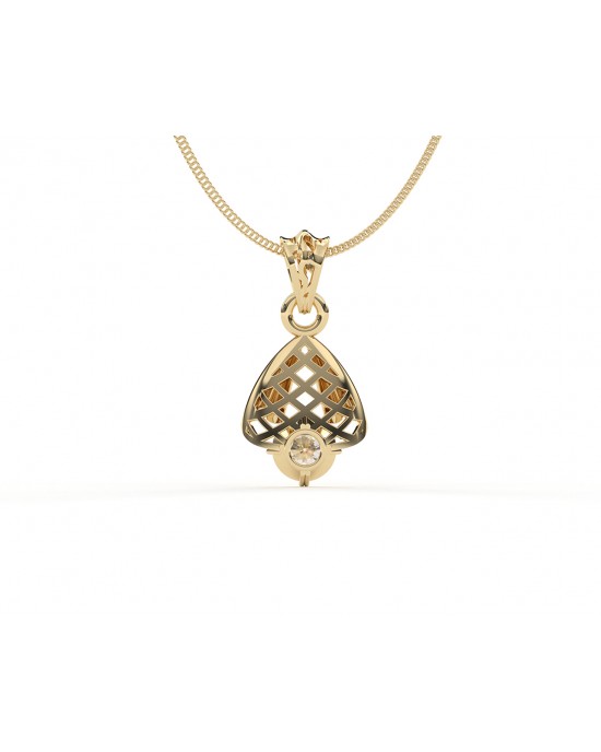 Naomi Diamond Pendant in 14k  Gold