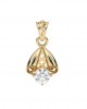 Naomi Diamond Pendant in 14k  Gold