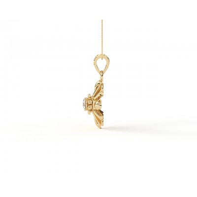 Peggy Diamond Pendant in 14k Gold