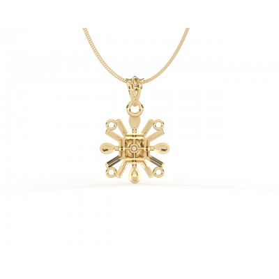 Peggy Diamond Pendant in 14k Gold