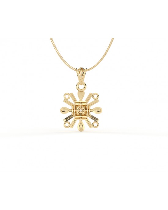 Peggy Diamond Pendant in 14k Gold