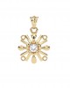 Peggy Diamond Pendant in 14k Gold