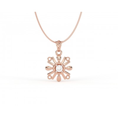 Peggy Diamond Pendant in 14k Gold