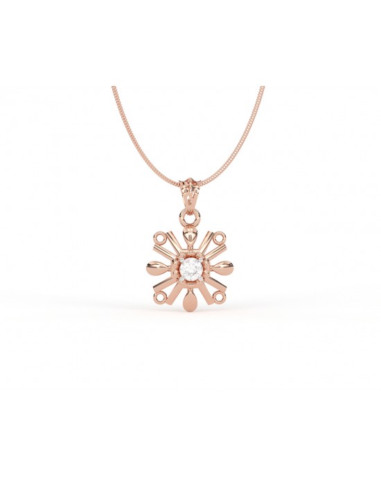 Peggy Diamond Pendant in 14k Gold