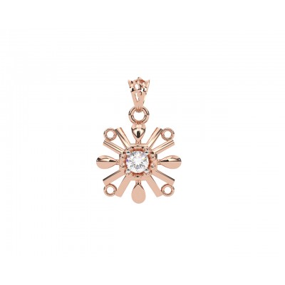 Peggy Diamond Pendant in 14k Gold