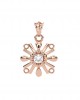 Peggy Diamond Pendant in 14k Gold