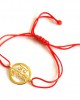 18K gold plated auspicious Jai Guru Ji Bracelet in silver for men and women
