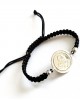 Jai Guruji Bracelet in silver for Girls