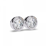 Hazel Lab Grown Diamond Earstuds In Gold 