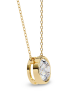 Kate Lab Grown Diamond Bezel set Pendant on chain