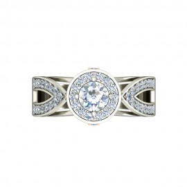 Joice Lab Diamond Solitaire Ring in gold
