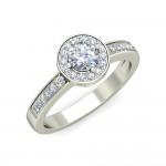 Stiene Lab Diamond Solitaire Ring in Gold