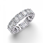 Drew Lab Grown Emerald Cut Diamond Eternity Band