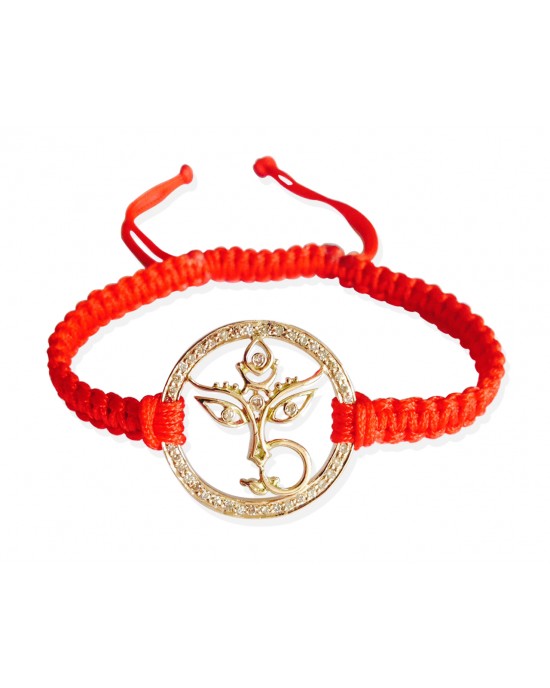Maa Durga Gold Bracelet