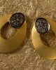 Gold Earstuds with Diamonds