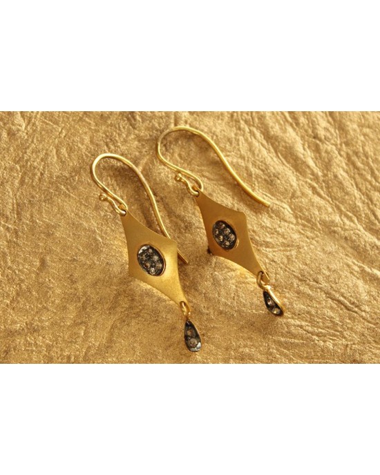 22k Plain Gold Earring JG-1812-1337 – Jewelegance