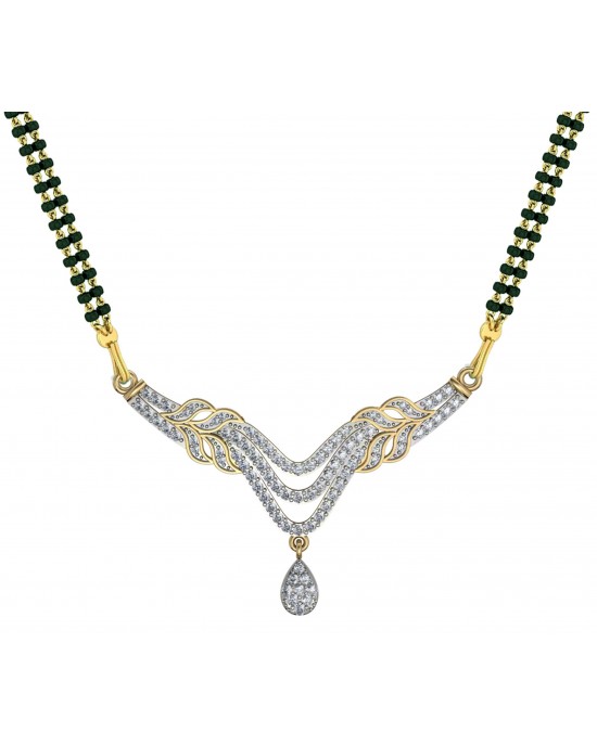 Diamond Mangalsutra Pendant